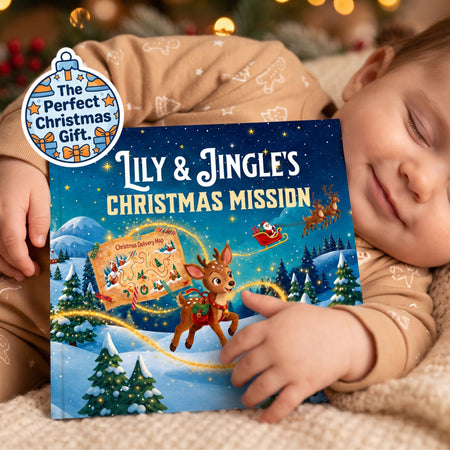 Personalized Christmas Eve Book, Custom Name Kids Christmas Story