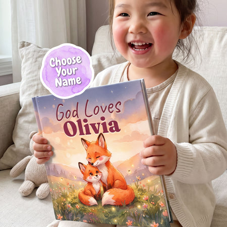 Personalized God’s Love Baby Book, Christian Story with Name