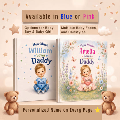 First Fathers Day Keepsake, Daddy and Me Personalized Book