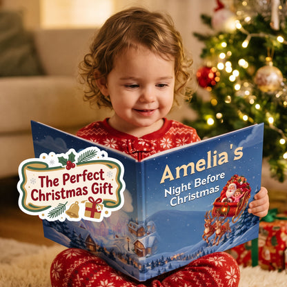 Custom Name Santa Story, Night Before Christmas Book