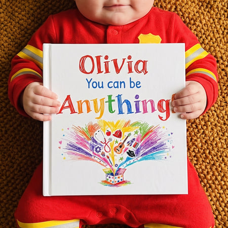 You Can Be Anything Personalized Kids Book, Custom Name Future Careers Storybook