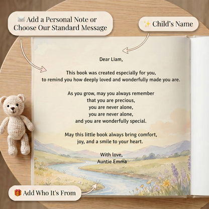 Personalized Baptism Gift, Gift for Godson or Goddaughter