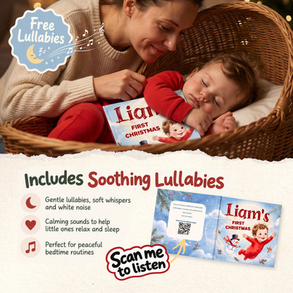 1st Christmas Gift, Personalized Baby’s First Christmas Book