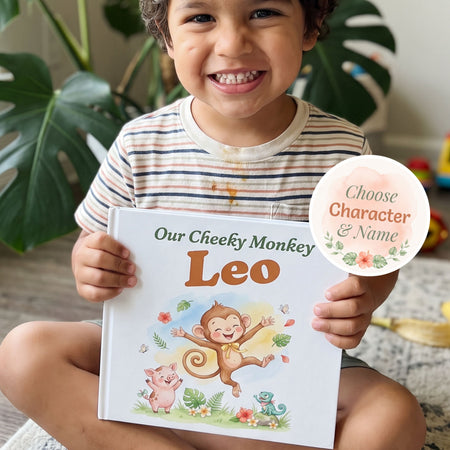 Custom Name Animal Book for Toddler, Personalized Silly Goose Storybook, Bedtime Story for Kids,