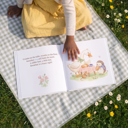 Personalized Birthday Book, Custom Baby Name Storybook, Silly Goose Birthday Keepsake
