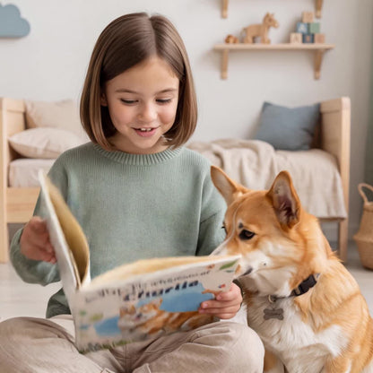 Custom Pet Photo Story Book, Dog Photo Illustration Book, Custom Dog Book for Kids