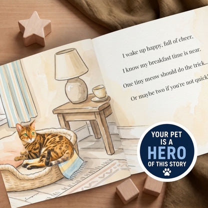 Custom Pet Photo Book, Personalized Pet Story Book, Pet Portrait Book