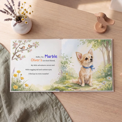 Custom Pet Adventure Book, Personalized Dog Book with Name