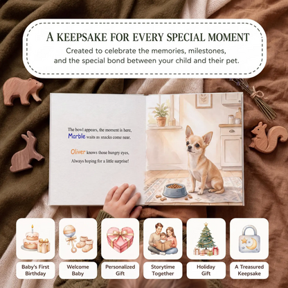 Custom Pet Adventure Book, Personalized Dog Book with Name