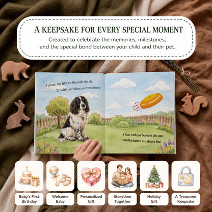 Personalized Pet Photo Book, Custom Dog Photo Story Book