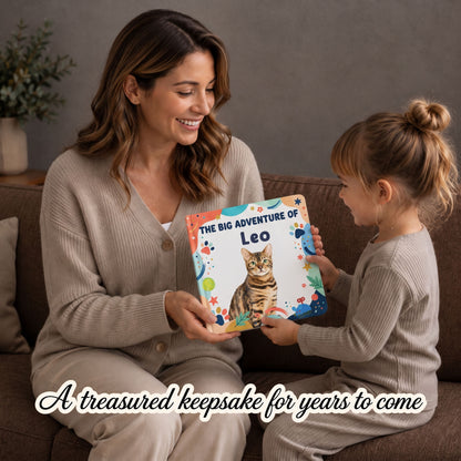 Custom Pet Photo Book, Personalized Pet Story Book, Pet Portrait Book