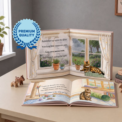 Custom Pet Photo Book, Personalized Pet Story Book, Pet Portrait Book