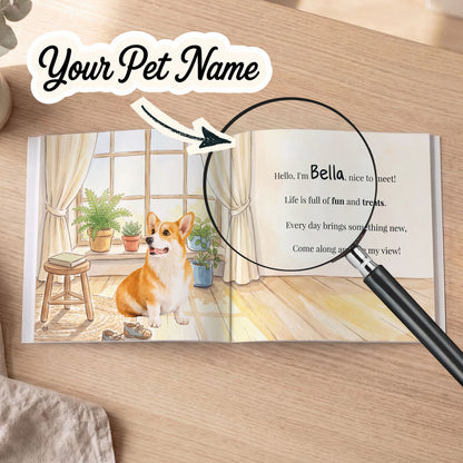 Custom Pet Photo Story Book, Dog Photo Illustration Book, Custom Dog Book for Kids