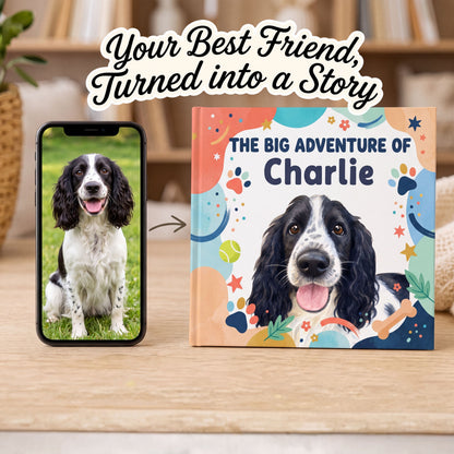 Personalized Pet Photo Book, Custom Dog Photo Story Book