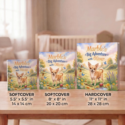 Custom Pet Adventure Book, Personalized Dog Book with Name