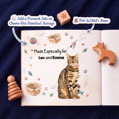 Custom Pet Photo Book, Personalized Pet Story Book, Pet Portrait Book