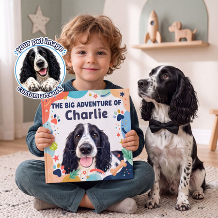 Personalized Pet Photo Book, Custom Dog Photo Story Book