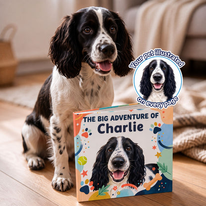 Personalized Pet Photo Book, Custom Dog Photo Story Book