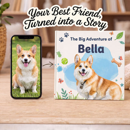 Personalized Pet Photo Book, Custom Dog Photo Story Book