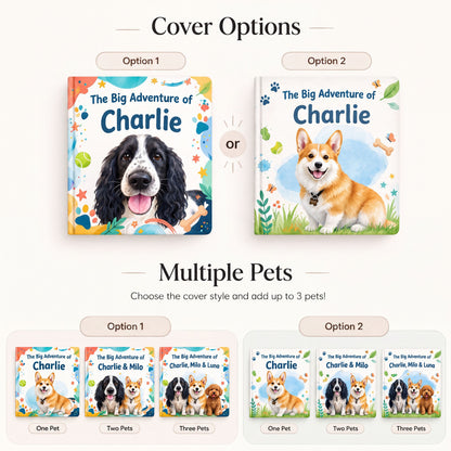 Personalized Pet Photo Book, Custom Dog Photo Story Book