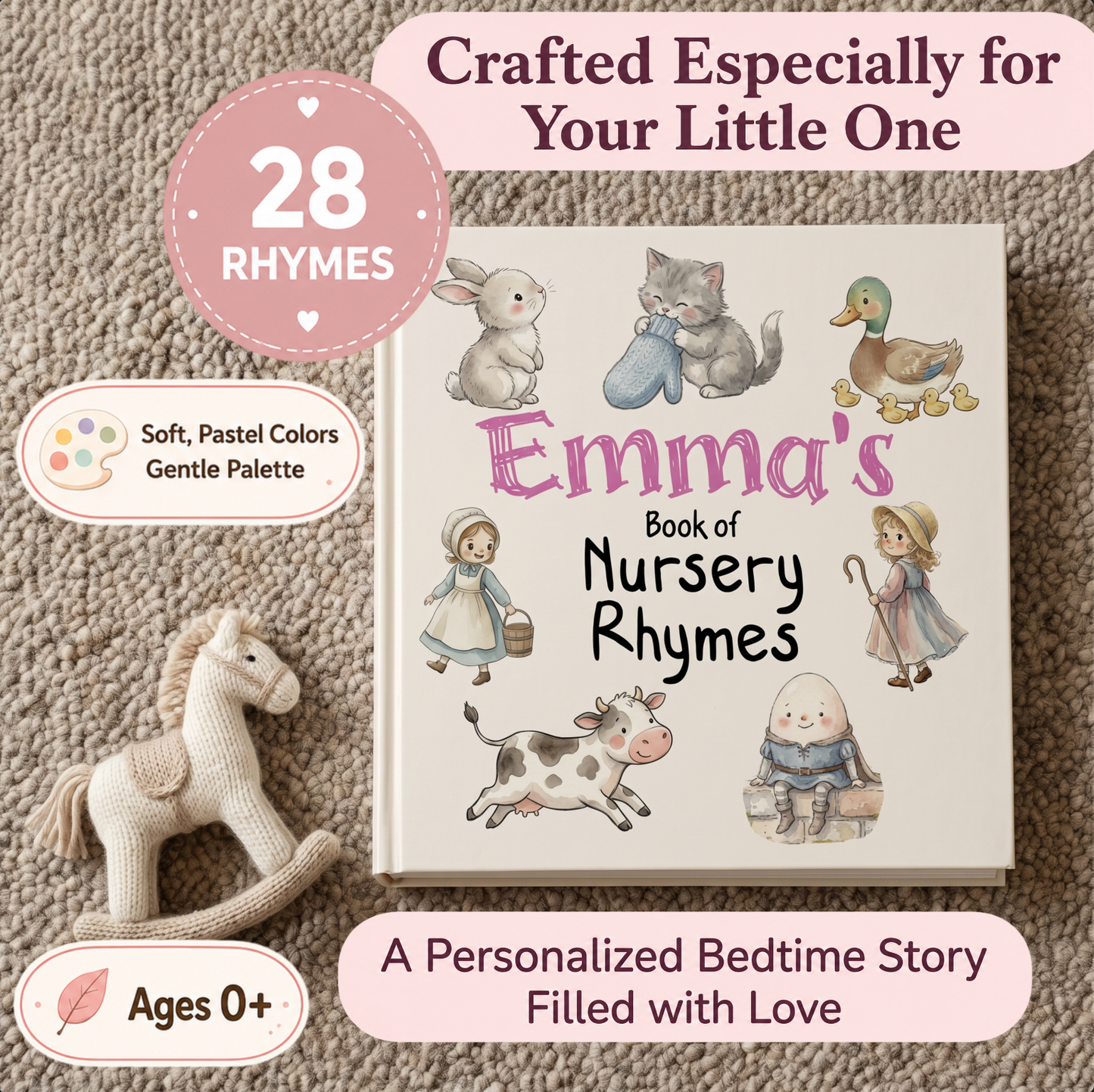 Personalized Nursery Rhymes Storybook Children’s Book
