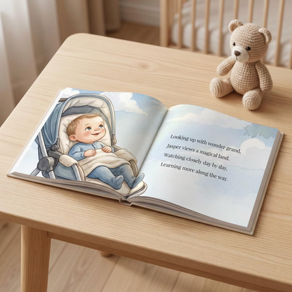 Personalized 1st Birthday Book, First Birthday Gift for Baby