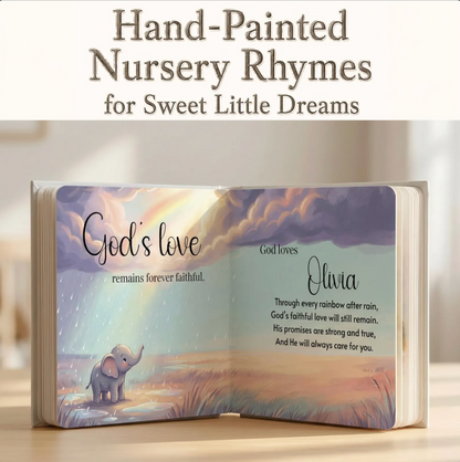 Personalized Christian Book With Name, Custom Bible Storybook For Toddlers, Baptism Gift for Boy or Girl