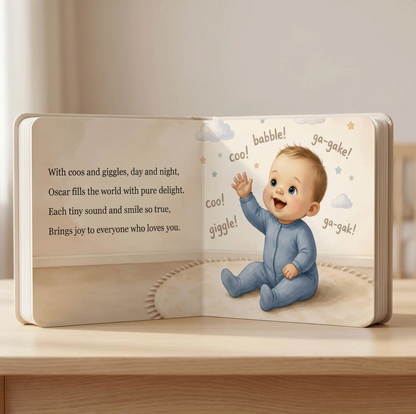 First Birthday Book Character Created from Your Child's Photo