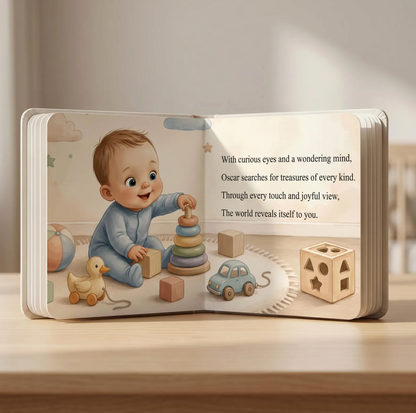 First Birthday Book Character Created from Your Child's Photo