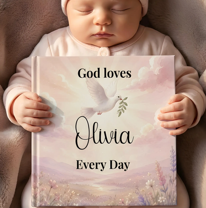 Personalized Christian Book With Name, Custom Bible Storybook For Toddlers, Baptism Gift for Boy or Girl