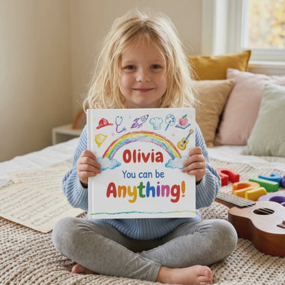 Personalized You Can Be Anything Book, Custom Name Storybook for Kids