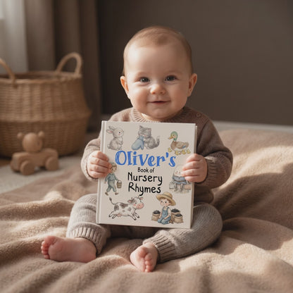 Personalized Nursery Rhymes Book Custom Name Children’s Book