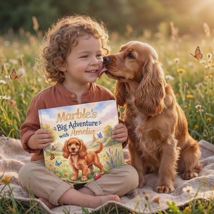 Custom Pet Adventure Book, Personalized Dog Book with Name