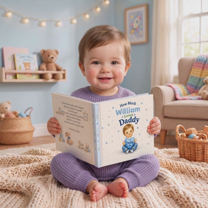 First Fathers Day Keepsake, Daddy and Me Personalized Book
