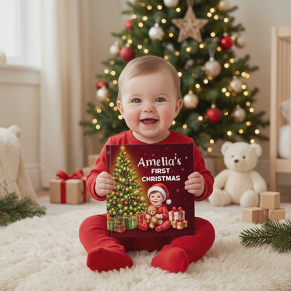 Baby’s First Christmas Personalized Book, 1st Christmas Baby Gift