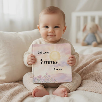 Personalized Christian Book With Name, Custom Bible Storybook For Toddlers, Baptism Gift for Boy or Girl